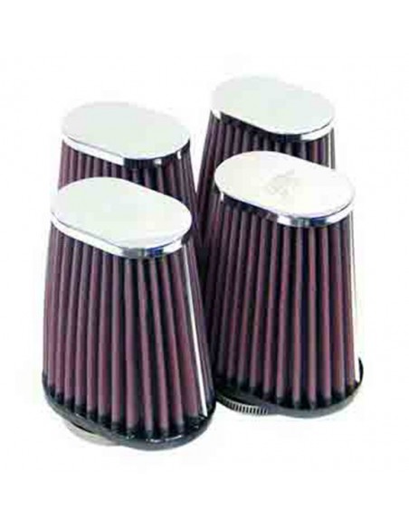 FILTRO POTENCIA K&N CROMADO D. 51MM