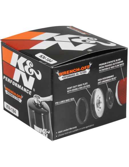 FILTRO ACEITE K&N PIAGGIO MP3