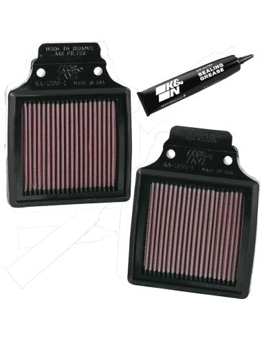 FILTRO AIRE K&N KAWASAKI ZX12R NINJA 1200 00-06 FILTRO AIRE K&N KAWASAKI ZX12R NINJA 1200 00-06