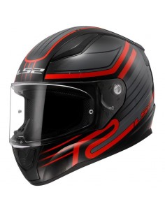 Casco Integral LS2 FF353 Rapid II Circuit Negro Rojo