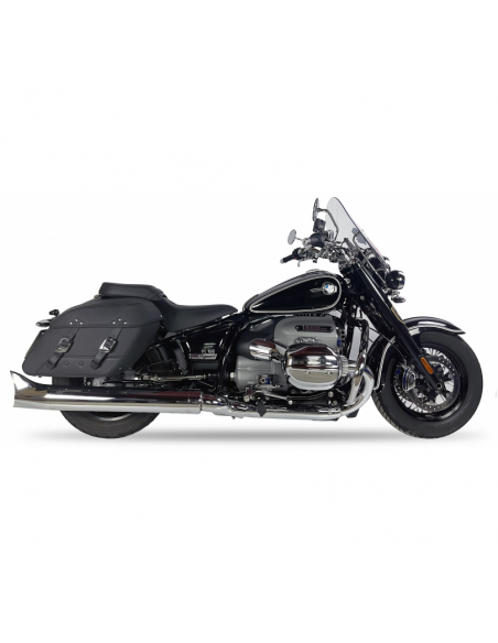 ESCAPE IXIL SLIP ON (LEFT MUFFLER) - IRONHEAD ROUND CHROME