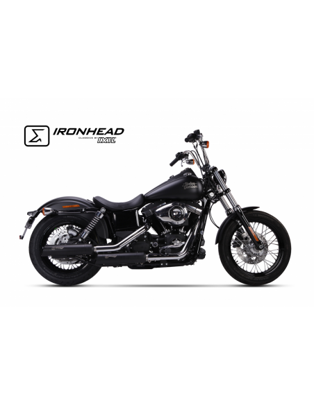 ESCAPE IXIL SLIP ON (UPPER MUFFLER) - IRONHEAD ROUND BLACK