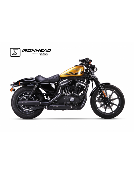 ESCAPE IXIL SLIP ON (UPPER MUFFLER) - IRONHEAD ROUND BLACK
