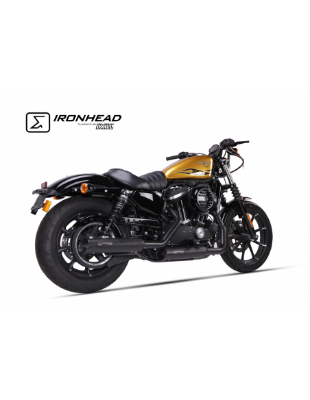 ESCAPE IXIL SLIP ON (UPPER MUFFLER) - IRONHEAD ROUND BLACK