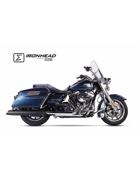 ESCAPE IXIL SLIP ON (RIGHT MUFFLER) - IRONHEAD ROUND BLACK