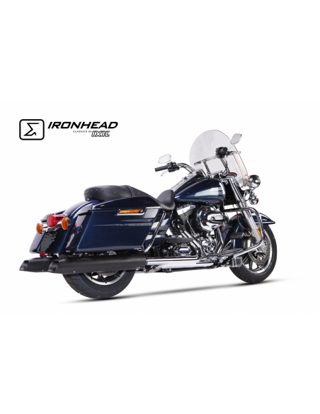 ESCAPE IXIL SLIP ON (RIGHT MUFFLER) - IRONHEAD ROUND BLACK
