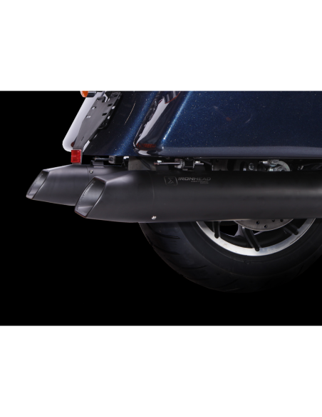 ESCAPE IXIL SLIP ON (RIGHT MUFFLER) - IRONHEAD ROUND BLACK
