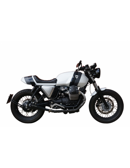 ESCAPE IXIL SLIP ON (LEFT MUFFLER) - IRONHEAD CONICAL BLACK INOX