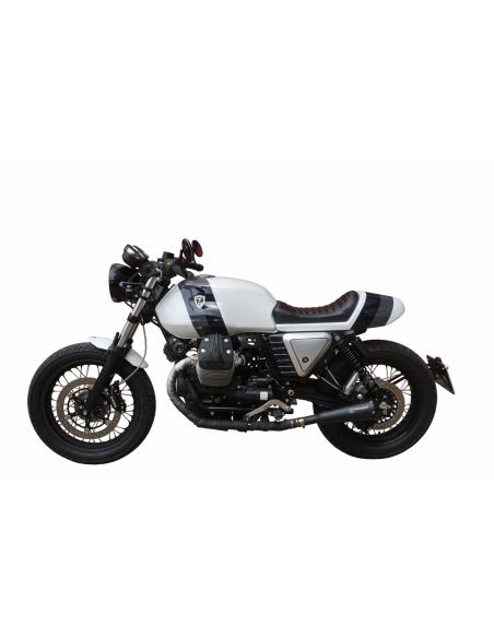 ESCAPE IXIL SLIP ON (LEFT MUFFLER) - IRONHEAD CONICAL BLACK INOX
