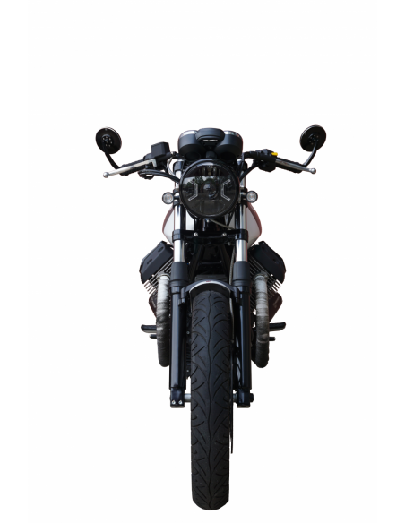 ESCAPE IXIL SLIP ON (LEFT MUFFLER) - IRONHEAD CONICAL BLACK INOX