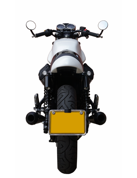 ESCAPE IXIL SLIP ON (LEFT MUFFLER) - IRONHEAD CONICAL BLACK INOX