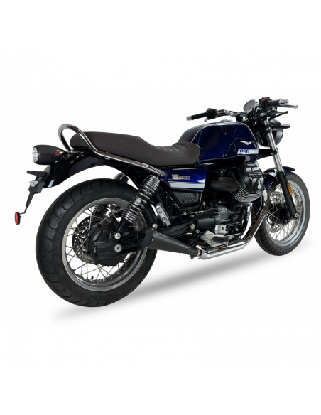 ESCAPE IXIL SLIP ON (LEFT MUFFLER) - IRONHEAD CONICAL BLACK INOX