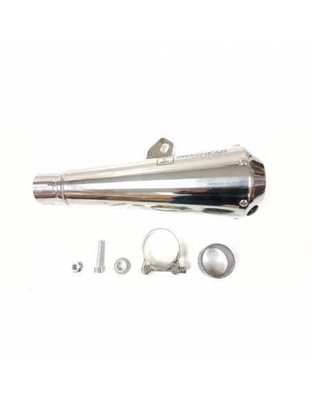 ESCAPE IXIL SLIP ON (LEFT MUFFLER) - IRONHEAD CONICAL INOX