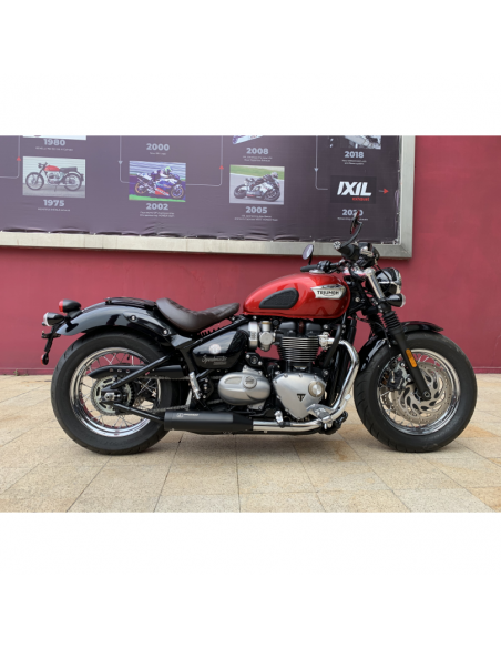 ESCAPE IXIL SLIP ON (RIGHT MUFFLER) - IRONHEAD ROUND BLACK ESCAPE IXIL SLIP ON (RIGHT MUFFLER) - IRONHEAD ROUND BLACK