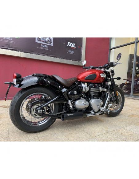 ESCAPE IXIL SLIP ON (RIGHT MUFFLER) - IRONHEAD ROUND BLACK ESCAPE IXIL SLIP ON (RIGHT MUFFLER) - IRONHEAD ROUND BLACK