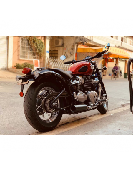 ESCAPE IXIL SLIP ON (RIGHT MUFFLER) - IRONHEAD ROUND BLACK ESCAPE IXIL SLIP ON (RIGHT MUFFLER) - IRONHEAD ROUND BLACK