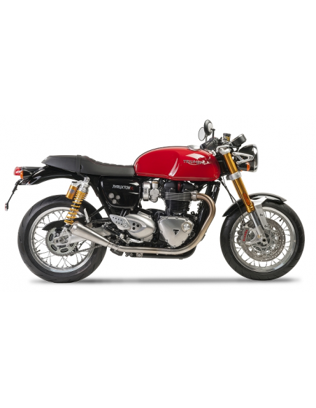 ESCAPE IXIL SLIP ON (LEFT MUFFLER) - IRONHEAD CONICAL MATT INOX