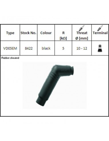 PIPA DE BUJIA NGK VD05EM