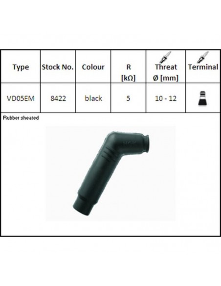 PIPA DE BUJIA NGK VD05EM
