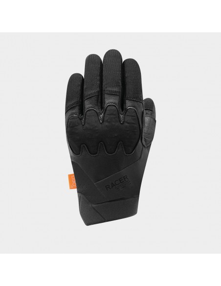 GUANTE RACER DIGGER2 LEATHER NE/RO