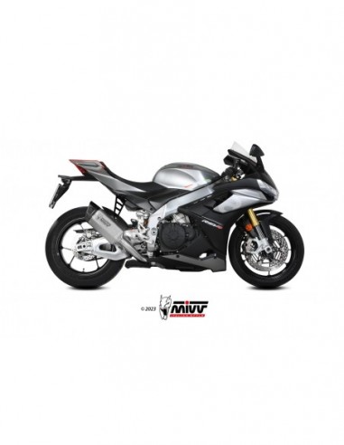 ESCAPE MIVV SR-1 TITANIUM APRILIA RSV4 1100  2021-2024