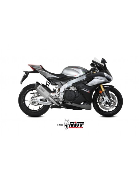 ESCAPE MIVV SR-1 TITANIUM APRILIA RSV4 1100  2021-2024