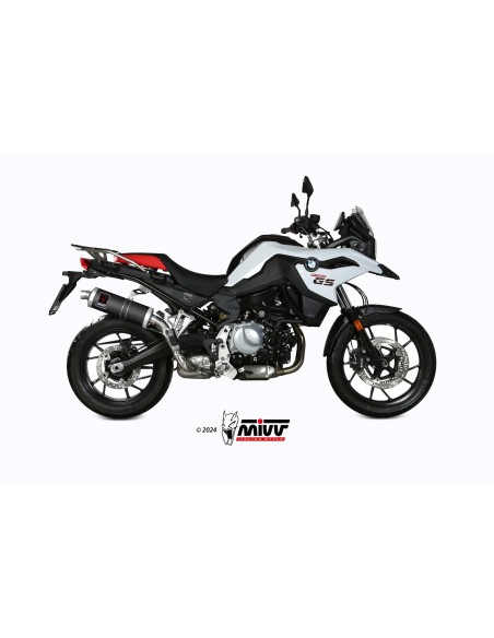 ESCAPE MIVV DAKAR BLACK BMW F 750 GS  2018-2024