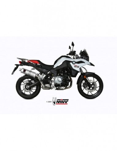 ESCAPE MIVV DAKAR ST. STEEL BMW F 750 GS  2018-2024