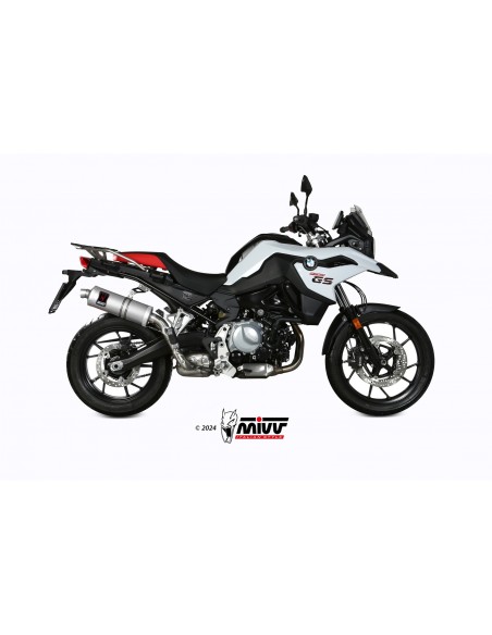 ESCAPE MIVV DAKAR ST. STEEL BMW F 750 GS  2018-2024