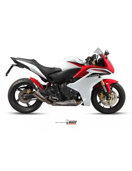 ESCAPE MIVV DOUBLE GUN ST. STEEL HONDA CBR 600 F  2011-2013