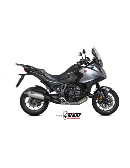 ESCAPE MIVV OVAL TITANIUM WITH CARBON CAP HONDA NT 1100  2022-2024