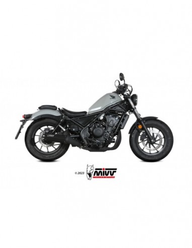 ESCAPE MIVV HR-1 BLACK HONDA CMX 500 REBEL  2022-2024