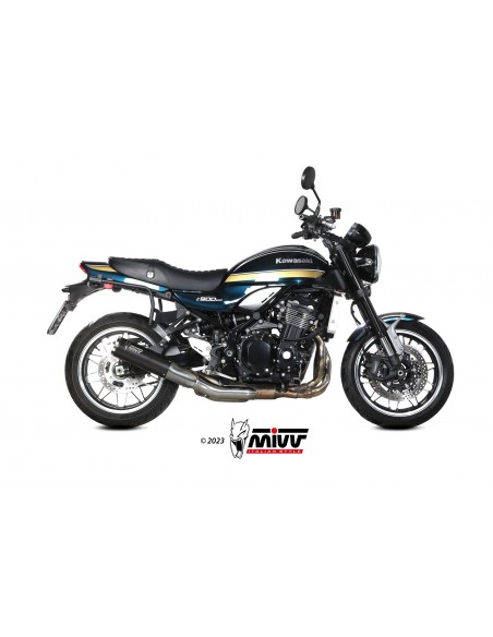 ESCAPE MIVV HR-1 BLACK KAWASAKI Z900 RS  2018-2024