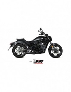ESCAPE MIVV HR-1 BLACK KAWASAKI VULCAN S  2017-2023