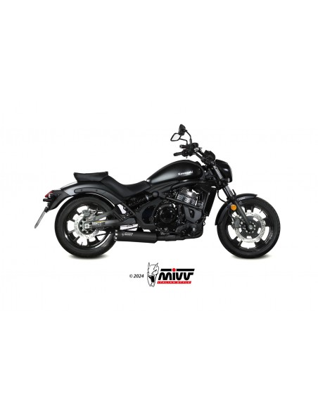 ESCAPE MIVV HR-1 BLACK KAWASAKI VULCAN S  2017-2023
