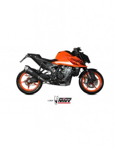 ESCAPE MIVV DELTA RACE BLACK KTM 990 DUKE  2024-2024