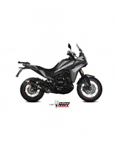 ESCAPE MIVV DAKAR BLACK MOTO MORINI X-CAPE 650  2021-2024