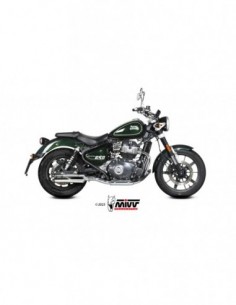 ESCAPE MIVV HR-1 POLISHED ST. STEEL ROYAL ENFIELD SUPER METEOR 650  2023-2024