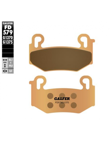 PASTILLA DE FRENO SINTERIZADA STREET FD579G1370 PASTILLA DE FRENO SINTERIZADA STREET FD579G1370