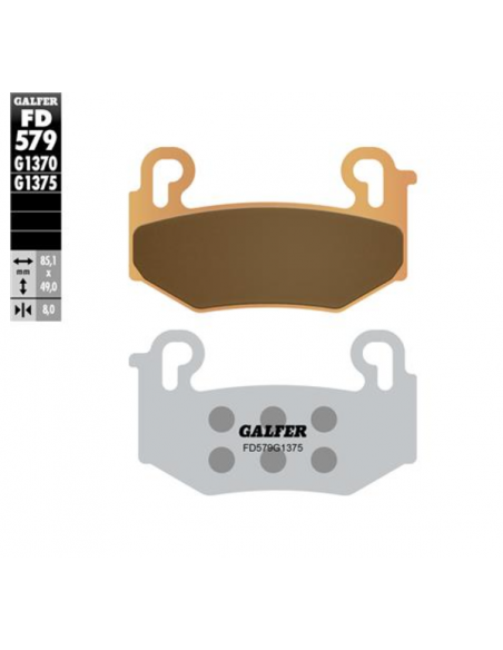 PASTILLA DE FRENO SINTERIZADA SPORT FD579G1375