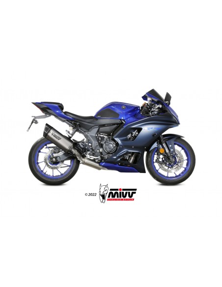 ESCAPE MIVV FULL SYSTEM 2x1 SR-1 TITANIUM YAMAHA YZF R7 2022-2024