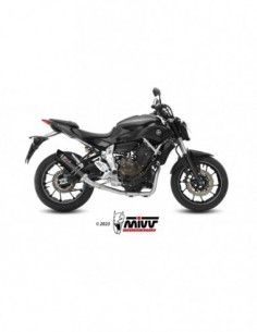 ESCAPE MIVV FULL SYSTEM 2x1 GP CARBON with carbon cap YAMAHA MT-07 / FZ-07 2014-2024