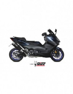 ESCAPE MIVV FULL SYSTEM 2x1 SR-1 BLACK TITANIUM YAMAHA T-MAX 560 2022-2024