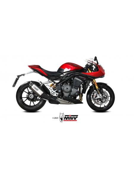ESCAPE MIVV SLIP-ON SR-1 TITANIUM TRIUMPH SPEED TRIPLE 1200 RR / RS 2021-2024