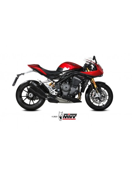 ESCAPE MIVV 2 SLIP-ON MK3 CARBON TRIUMPH SPEED TRIPLE 1200 RR / RS 2021-2024