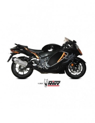 ESCAPE MIVV 2 SLIP-ON SPEED EDGE TITANIUM SUZUKI GSX-R 1300 HAYABUSA 2021-2024