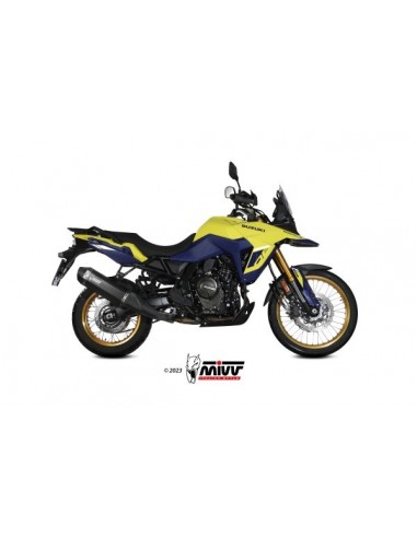 ESCAPE MIVV SLIP-ON SPEED EDGE BLACK SUZUKI V-STROM 800 SE 2023-2025