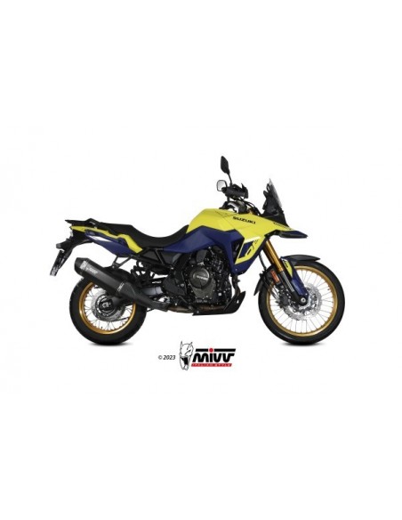 ESCAPE MIVV SLIP-ON SPEED EDGE BLACK SUZUKI V-STROM 800 SE 2023-2025