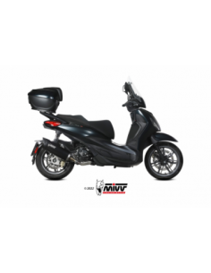 ESCAPE MIVV SLIP-ON MOVER BLACK PIAGGIO BEVERLY 300 HPE 2021-2024