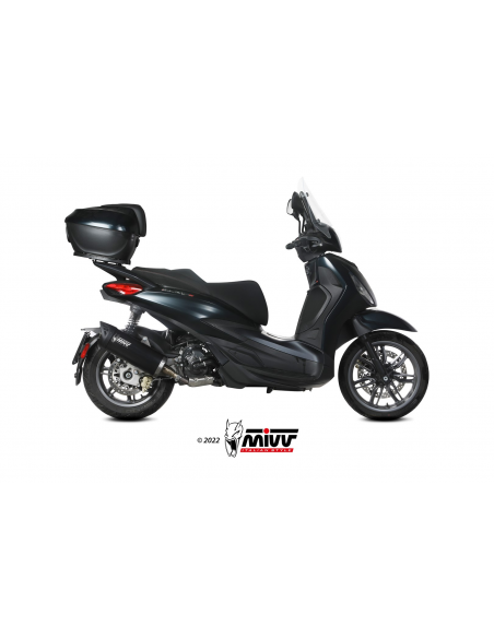 ESCAPE MIVV SLIP-ON MOVER BLACK PIAGGIO BEVERLY 300 HPE 2021-2024